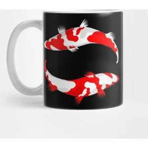 Yin Yang Koi Fish Yoga  Kupa Bardak