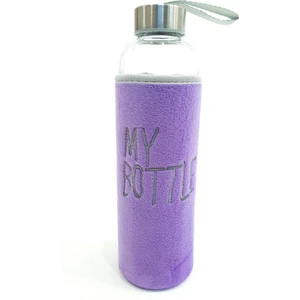 My Bottle Peluş Kılıflı Matara 600 ml Eflatun