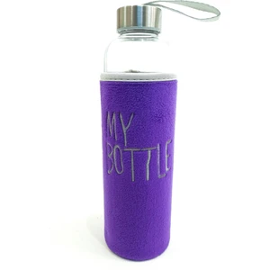 My Bottle Peluş Kılıflı Matara 600 ml Mor