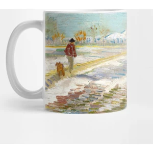 Vincent Van Gogh - Landscape İn The Snow Kupa Bardak