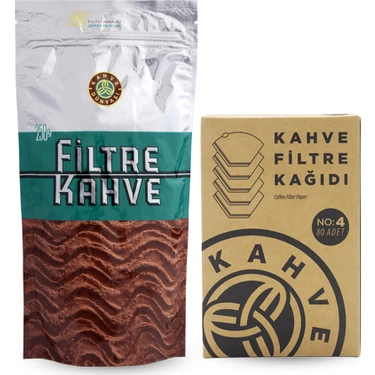 Kahve Dünyası Filtre Kahve 250 gr + Filtre Kahve