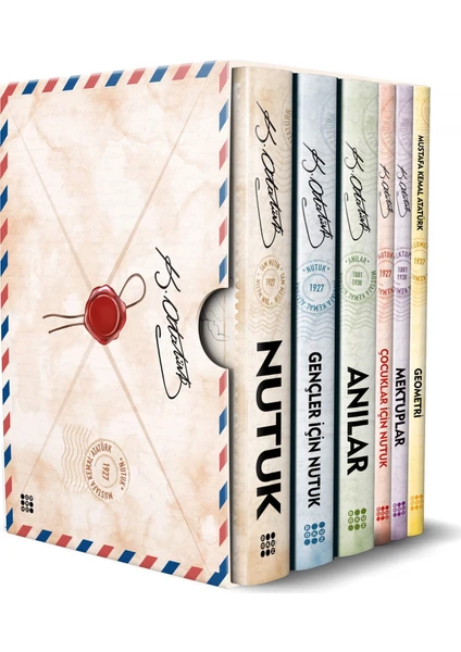 Atatürk Kitaplığı (6 Kitap Kutulu Set) - Mustafa Kemal Atatürk