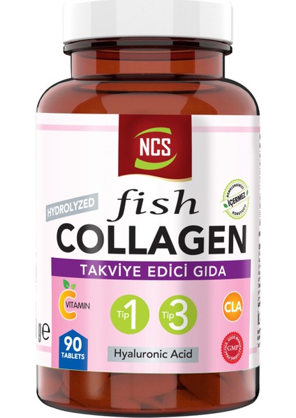 Collagen Tip 1-3 Balık Cla Vitamin C 90 Tablet + Vitamin C Propolis Çinko 120 Tablet