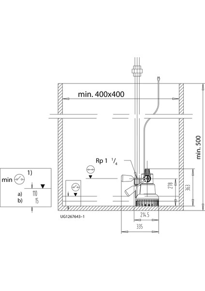 Ama-Drainer 303 Se - Dalgıç Pompa - Portatif Tip