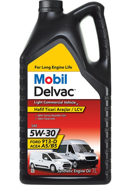 Delvac LCV F 5W-30 7 Litre Motor Yağı ( Üretim Yılı: 2023 )