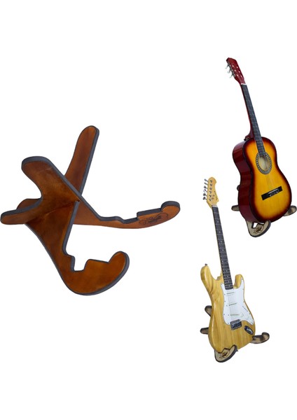 Ahşap Stand Ayak Pedalı + Klasik Gitar Tel fiyatları