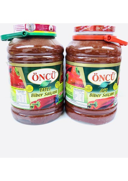 Tatlı Biber Salçası 4,3 kg + 4,3 kg Acı