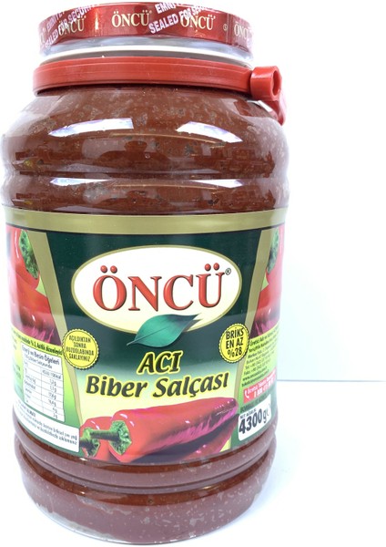 Tatlı Biber Salçası 4,3 kg + 4,3 kg Acı fiyatları