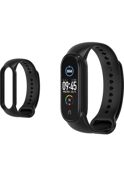 Xiaomi Mi Band 5 ve 6 Akıllı Bileklik Kordonu Antialerjik Silikon modelleri