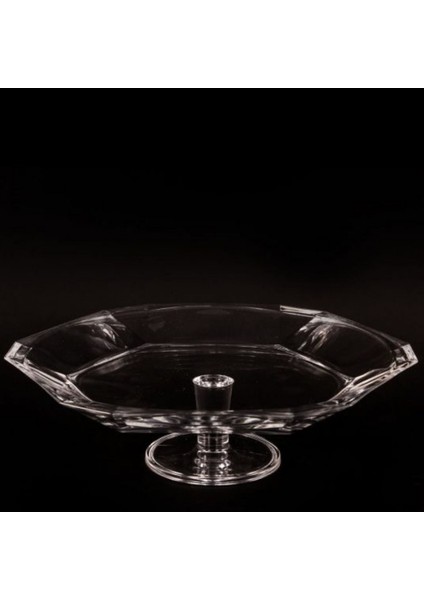 Reflection Nude Serisi Ayaklı Kristal Servis Tabağı 95461