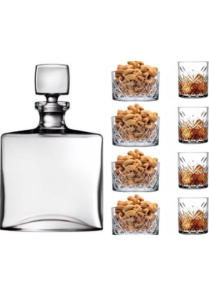 Nude Square Timeless Çerezlikli Özel Viski Seti