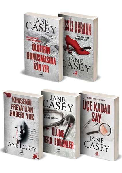 Jane Casey Polisiye ve Gerilim Seti - 5 Kitap