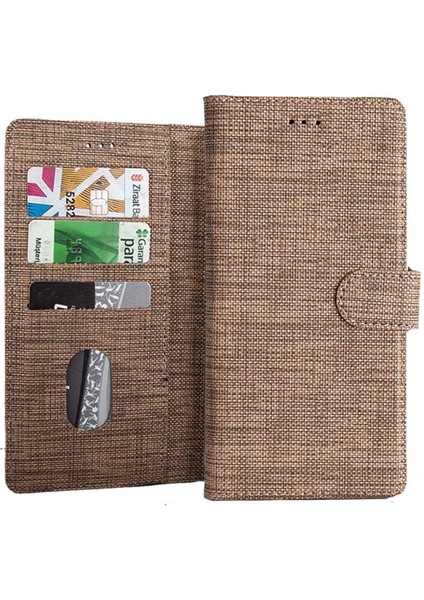 Samsung Galaxy Note 10 Spor Kumaş Cüzdan Kılıf Gri modelleri