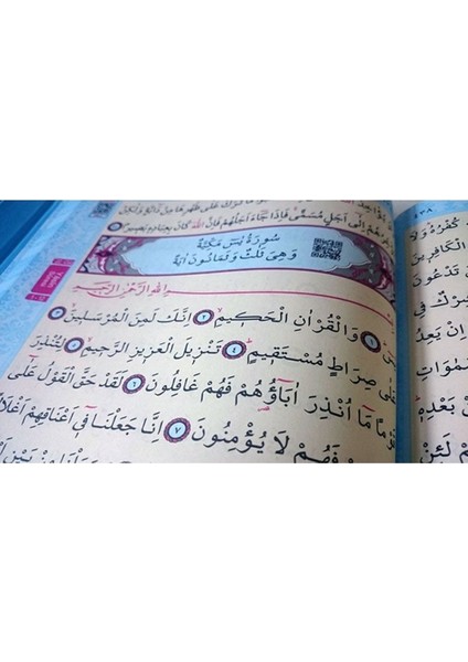 Mavi Renkli Arapça Rahle Boy Kuran-ı Kerim modelleri