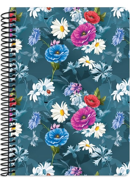 Trendy Floral Lacivert