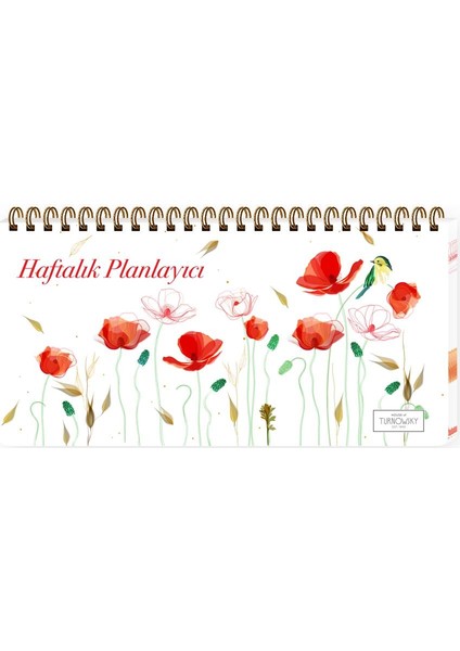 Keskin Color Turnowsky Haftalık Planner - Scarlett