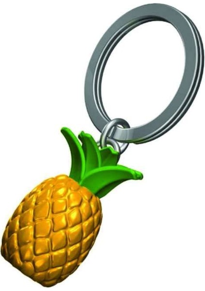 Pıneapple Ananas Anahtarlık Sarı Yeşil
