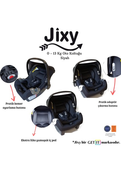Hug Ana Kucağı / Bebek Oto Koltuğu - Siyah fiyatları