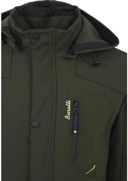 Çıkarılabilir Kapüşonlu Suya Dayanıklı SoftShell Mont Erkek MONT 497LUIS