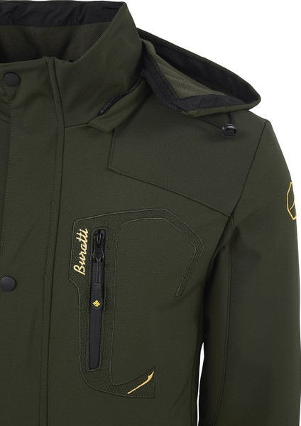 Çıkarılabilir Kapüşonlu Suya Dayanıklı SoftShell Mont Erkek MONT 497LUIS