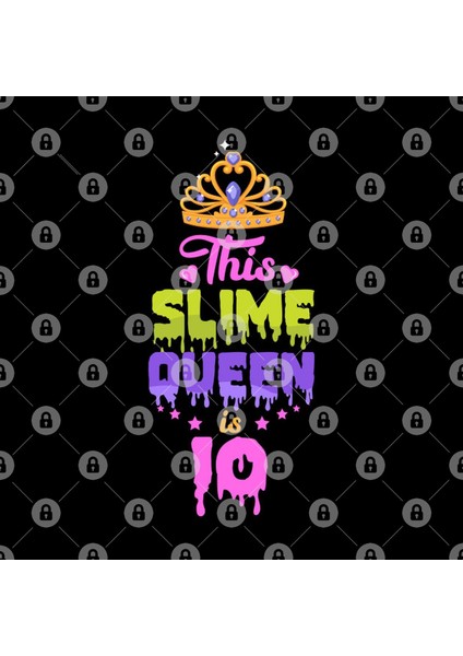This Slime Queen Is 10, Slime Queen 10Th, Girls Slime Queen, Slime Gift Kupa Bardak
