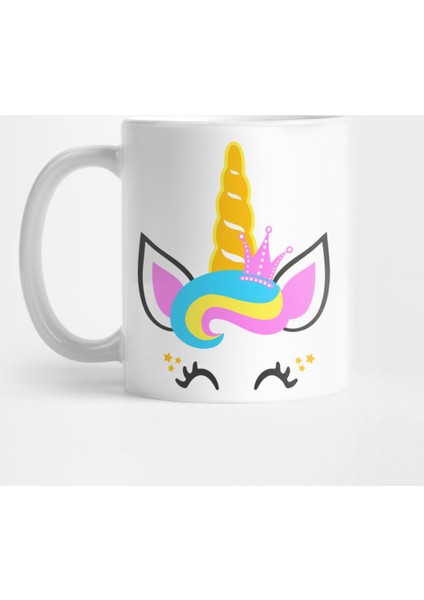 Unicorn Rainbow Fantasy Kupa Bardak