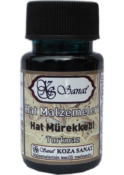 Hat Mürekkebi Turkuaz 50 cc