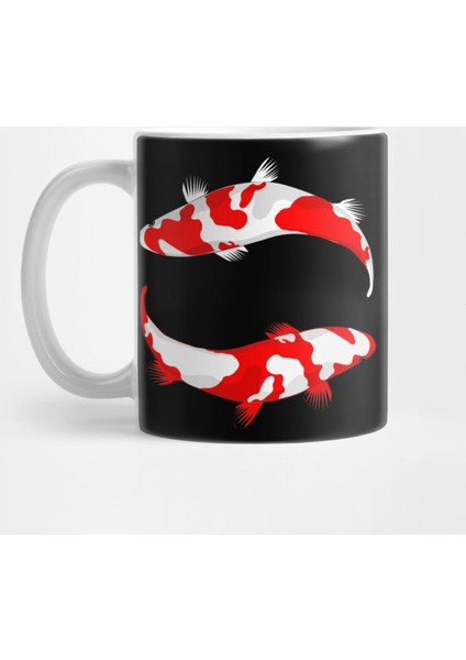 Yin Yang Koi Fish Yoga Kupa Bardak