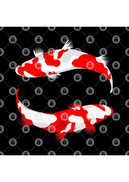 Yin Yang Koi Fish Yoga Kupa Bardak
