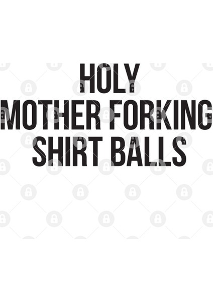 Holy Mother Forking Balls - Black Block Type Kupa Bardak