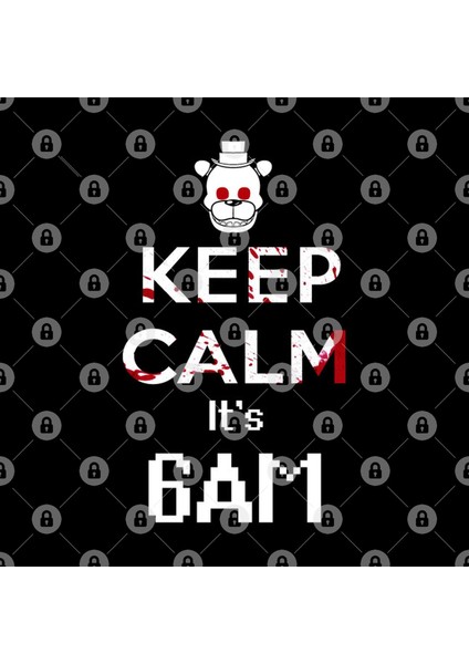 Fnaf Game Freddy Keep Calm It'S 6Am Kupa Bardak