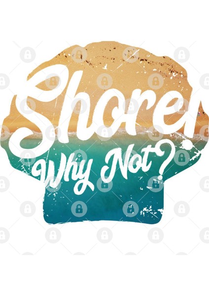 Shore Why Not - Summer Beach Puns Kupa Bardak