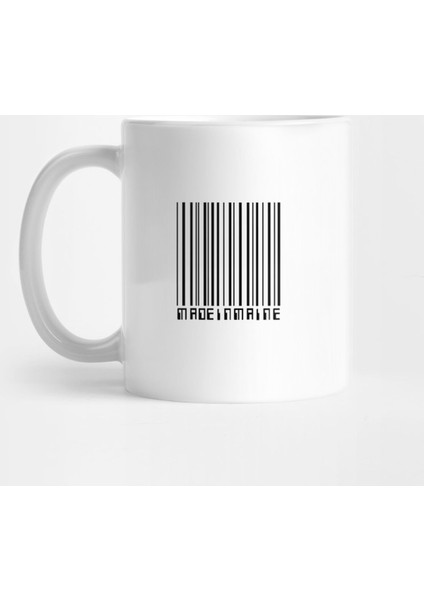 Made In Maine - Barcode Travel Souvenir Kupa Bardak