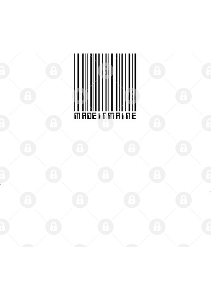 Made In Maine - Barcode Travel Souvenir Kupa Bardak