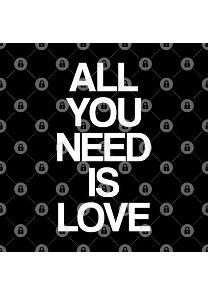 All You Need İs Love Kupa Bardak