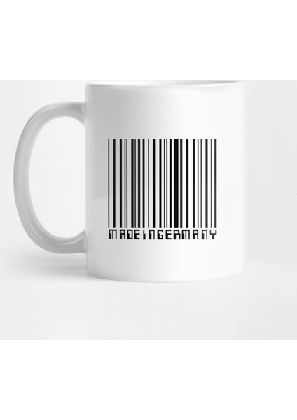 Made In Germany - Barcode Travel Souvenir Kupa Bardak