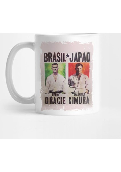 Helio Gracie Vs Kimura Poster Kupa Bardak