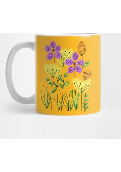 Colorful Field Flowers | Wild Floral | Spring Flowers, Summer Flowers Kupa Bardak