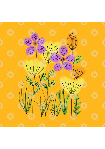 Colorful Field Flowers | Wild Floral | Spring Flowers, Summer Flowers Kupa Bardak
