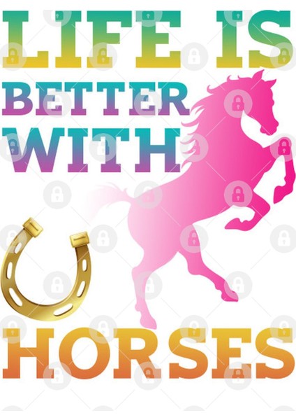 Cute Life Is Better With Horses Horseback Riding Kupa Bardak