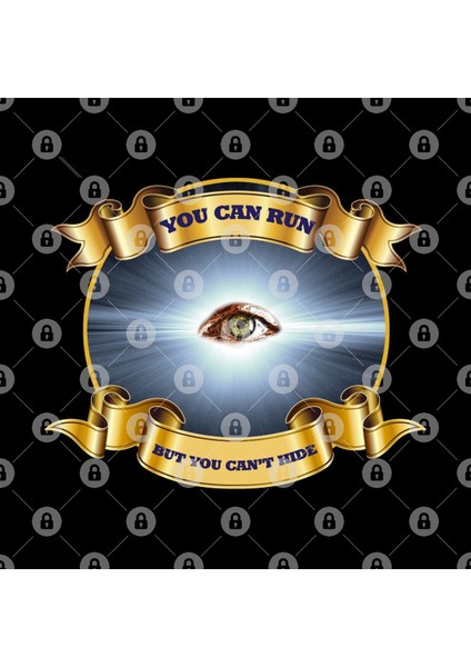 All-Seeing Eye Of God | You Can Run But You Can'T Hide Kupa Bardak