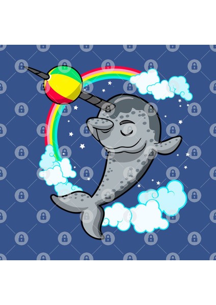 Dabbing Narwhal Beach Ball Summer Fun Kupa Bardak