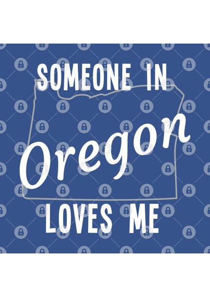 Someone In Oregon Loves Me State Silhouette Kupa Bardak
