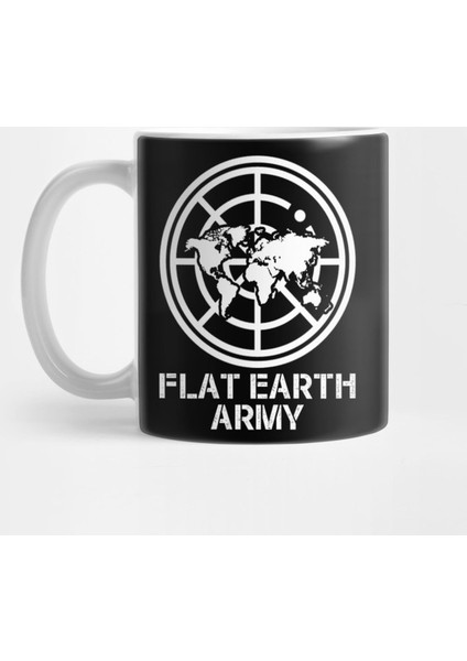 Flat Earth Army Kupa Bardak