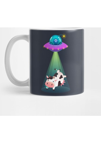 Ufo Cow Abduction Kupa Bardak