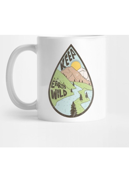 Earth Day Wild Nature Kupa Bardak