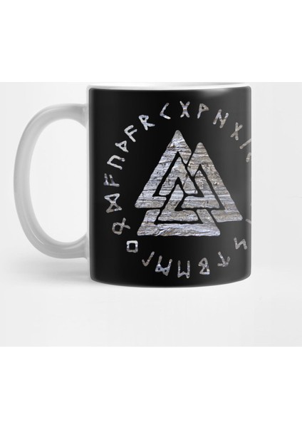 Valknut Runes Odin Vikings Germanic Mythology Signs Kupa Bardak