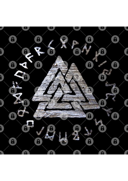 Valknut Runes Odin Vikings Germanic Mythology Signs Kupa Bardak