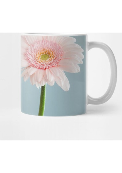 Pink Summer Floral Kupa Bardak