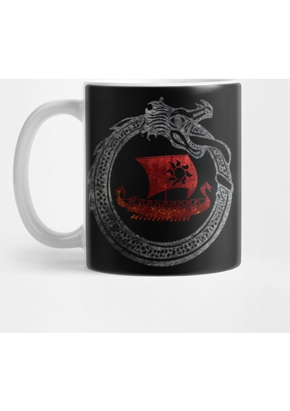 Odin Ravens Huginn & Muninn Vegvısır Vikings Myth Tee Kupa Bardak